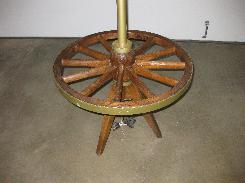 Rockton 'Wagon Wheel' Floor Lamp