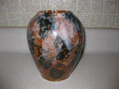 Glazed Art Pottery Vase 