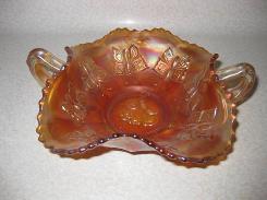 Carnival Marigold Butterfly Double Handled Candy 