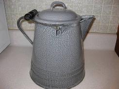 American Grey Enamel Coffee Pots 