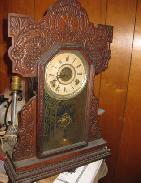 Ingram Oak Fancy Shelf Clock 