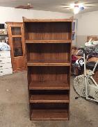 Oak Book Shelf Unit