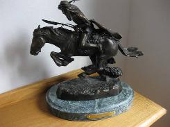 Fredric Remington 'Cheyenne' Bronze Sculpture