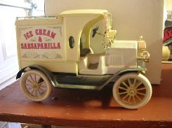 Ice Cream and Sarsaparilla Delivery Truck Decanter 