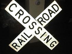 Railroad Crossing Sign 