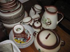 Rooster Ceramic Tableware Set 