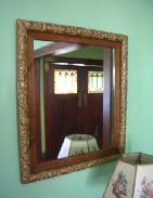 Oak Floral Gilt Wall Mirror