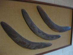 Mounted Australian Boomerangs 