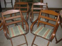 Heywood Wakefield Set of Deck Chairs 