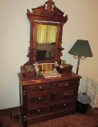 Walnut Victorian Dresser 