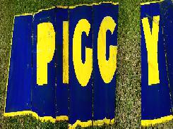 Piggy Wiggly Porcelain Sign