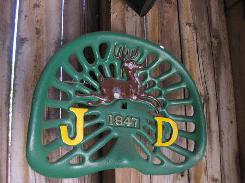 John Deere 1847 Cast Iron Tractor Seat 