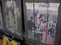 Coca-Cola Litho on Wood Plank Posters 