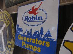Robin Generator Pumps Sign 