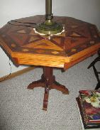 Arts & Crafts Multi-Wood Lamp Table