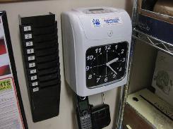  Analogue Electronic Time Clock Recorder