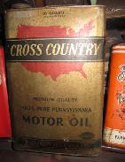 Cross Country 10 Qt. Motor Oil Can 