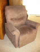 Brown Suede Recliner Lift Chair