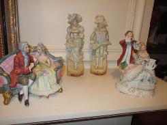 German Bisque Classical Figurines 