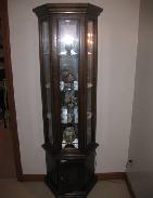 Glass Shelved Curio Cabinet 