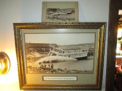 Government Snag Boat Launch Framed Photo