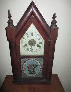 New Haven Gothic Steeple Shelf Clock