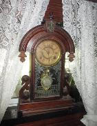 Ansonia Victorian Case Shelf Clock