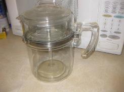 Pyrex Percolator Glass Coffee Pot 