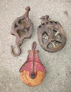 Cast Iron & Wooden Pulleys 