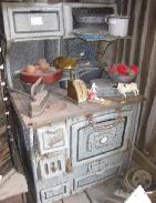  Home Comfort Gray Speckled Enamel Cookstove