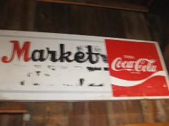 Coca Cola 'Oak Ridge Market' Metal Sign