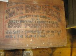 Safe Home Match Wooden Dovetailed Crate