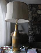 Mid-Century Art Glass Table Lamp 