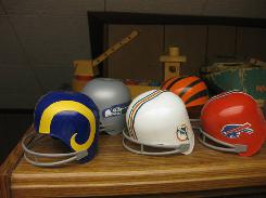 1974 Football Helmet Collection 