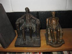 Abraham Lincoln Book Ends 
