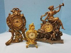 Art Nouveau Figural Shelf Clocks