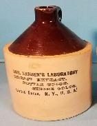 Chr. Hansen's Laboratory Brown Cone Top Jugs 
