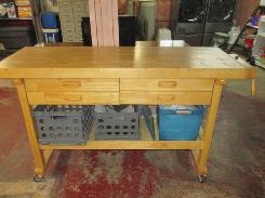 New Maple Top Carpenters Bench