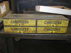 Carter Carburetor Parts Cabinet 