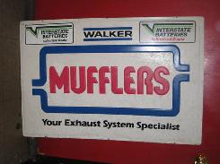 Walker Mufflers Advertisement Signs 