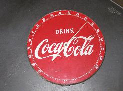 Coca-Cola Metal Thermometer 