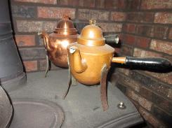 Copper Chocolate Pots