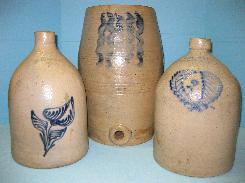   Early Decorated Stoneware Collection