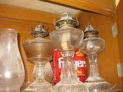 Old Kerosene Lamp Collection 