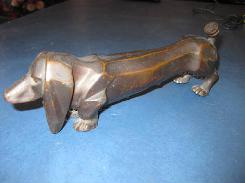 Bronze Weiner Dog Incense  