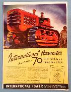 International Harverster TD-18 Diesel TracTractor Poster