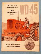 Allis-Chalmers WD-45 Tractor Specs Manual