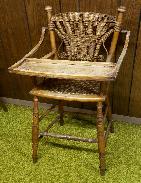 Antique Wicker High Chair