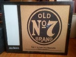 Jack Daniels Old No. 7 Brand Display Board 