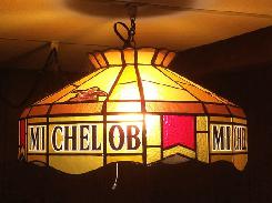 Michelob Hanging Plastic Leaded Lamp